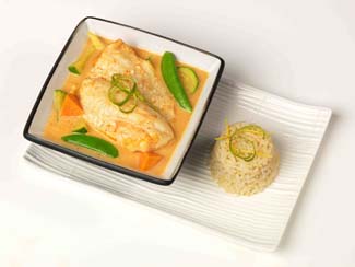 Easy Red Thai Fish Curry